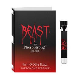 Beast For Men Pheromone Perfume perfumy z feromonami dla mężczyzn 1ml PheroStrong