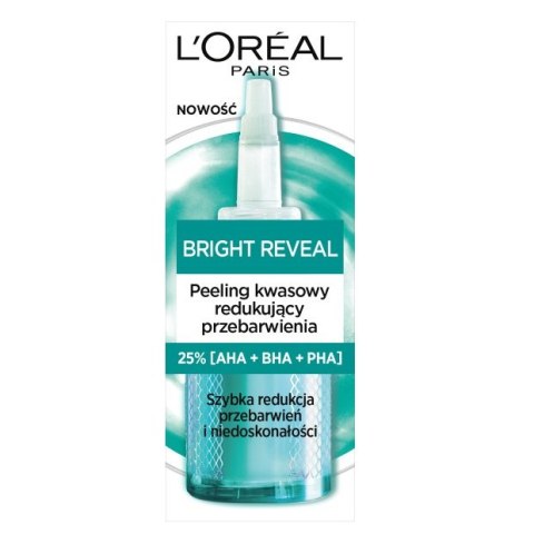 Bright Reveal peeling kwasowy redukujący przebarwienia 25ml L'Oreal Paris