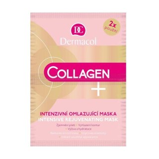 Dermacol Collagen Plus Intensive Rejuvenating Mask maseczka intensywnie odmładzająca do twarzy 2x8g