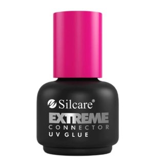 Silcare Extreme Connector UV Glue klej UV zwiększający przyczepność masy żelowej do płytki paznokcia 15ml