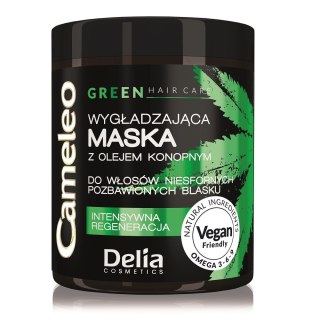 Cameleo Green Hair Care wygładzająca maska z olejem konopnym do włosów niesfornych 250ml