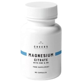 Magnesium Citrate suplement diety wspierający układ kostny i nerwowy 90 kapsułek Cheers