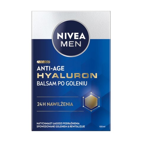 Nivea Men Hyaluron przeciwzmarszczkowy balsam po goleniu 100ml Nivea Men Hyaluron przeciwzmarszczkowy balsam po goleniu 100ml