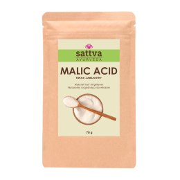Naturalny rozjaśniacz do włosów Malic Acid kwas jabłkowy 70g Sattva