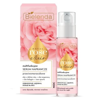 Bielenda Royal Rose Elixir multifunkcyjne serum naprawcze na noc 30ml