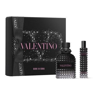 Uomo Born in Roma zestaw woda toaletowa spray 50ml + woda toaletowa spray 15ml Valentino