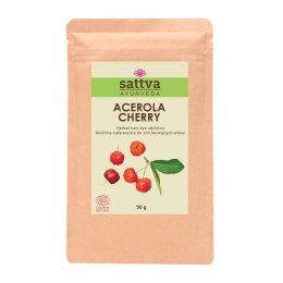 Zakwaszacz do henny i ziół barwiących Acerola Cherry 50g Sattva