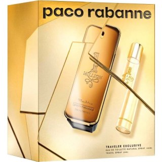 1 Million zestaw woda toaletowa spray 100ml + miniaturka wody toaletowej spray 20ml Paco Rabanne