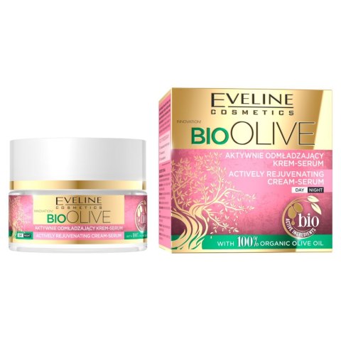 Bio Olive aktywnie odmładzający krem-serum 50ml Eveline Cosmetics
