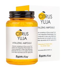 Citrus Yuja rewitalizująca ampułka do twarzy 250ml FarmStay
