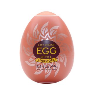 TENGA Easy Stretch Egg Shiny II Hard Gel jednorazowy masturbator w kształcie jajka