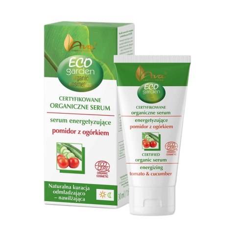 Eco Garden certyfikowane organiczne serum odmładzające pomidor z ogórkiem 35+ 30ml Ava Laboratorium