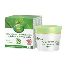 Eco Garden certyfikowany organiczny krem z ekstraktem ze świeżego ogórka 20+ 50ml Ava Laboratorium