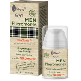 Eco Men Pheromones długotrwałe nawilżenie krem do twarzy 50ml Ava Laboratorium