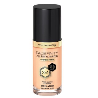 Max Factor Facefinity All Day Flawless 3w1 kryjący podkład w płynie W33 Crystal Beige 30ml