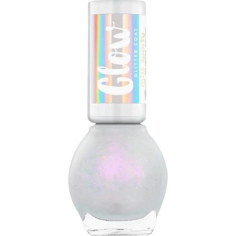 Glow Glitter Coat lakier do paznokci 010 Icy Blush 7ml Miss Sporty