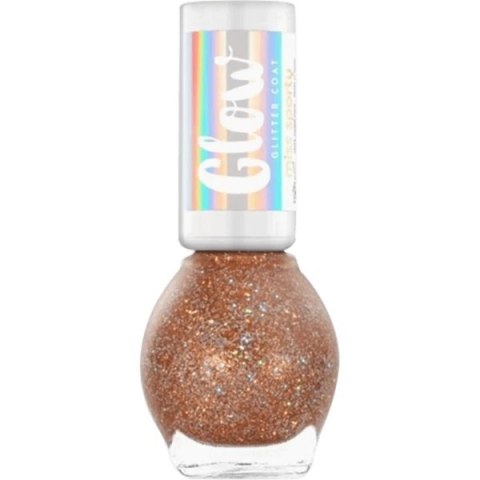 Glow Glitter Coat lakier do paznokci 040 Golden Warmth 7ml Miss Sporty