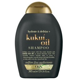 Hydrate & Defrizz + Kukui Oil Shampoo szampon nawilżający z olejkiem z orzechów kukui 385ml OGX