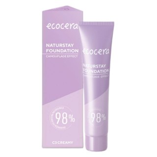 Ecocera Naturstay Foundation naturalny podkład kryjący C3 Creamy 30ml