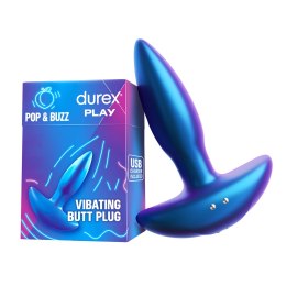 Play Pop & Buzz wibrujący korek analny Durex