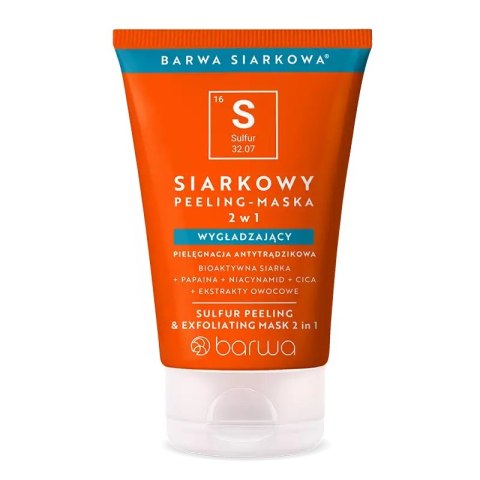 Siarkowy peeling maska 2w1 wygładzająca 120ml Barwa