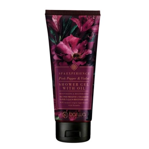 Spa Experience żel pod prysznic nawilżająco-regenerujący Pink Pepper & Violet 200ml Barwa