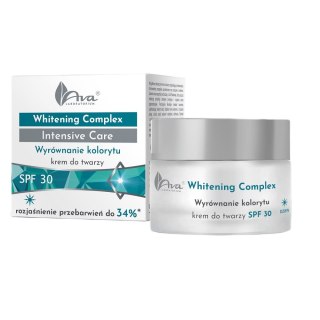 Ava Laboratorium Whitening Complex Intensive Care wyrównujący koloryt krem do twarzy na dzień SPF30 50ml