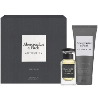 Authentic Man zestaw woda toaletowa spray 50ml + żel pod prysznic 200ml Abercrombie&Fitch