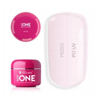 Silcare Base One Pink żel budujący do paznokci 15g