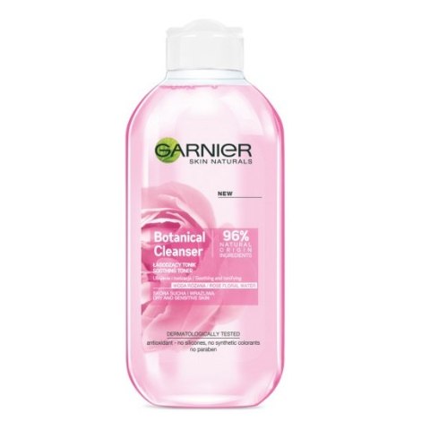 Botanical Cleanser łagodzący tonik z wodą różaną skóra sucha i wrażliwa 200ml Garnier