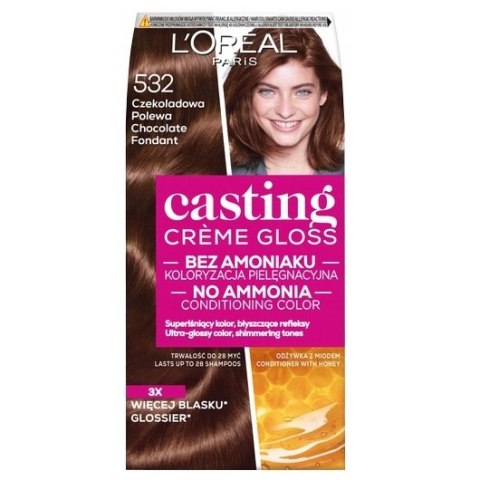 L'Oreal Paris Casting Creme Gloss farba do włosów 532 Czekoladowa Polewa