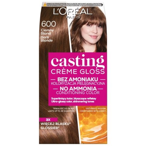 L'Oreal Paris Casting Creme Gloss farba do włosów 600 Ciemny Blond