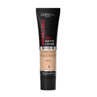 L'Oreal Paris Infallible 32H Matte Cover Foundation długotrwały podkład matujący 25 Cool Undertone/Rose Ivory 30ml