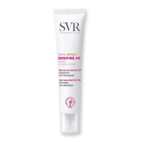 Sensifine AR Creme SPF50+ kojący krem dla skóry naczynkowej 40ml SVR Sensifine AR Creme SPF50+ kojący krem dla skóry naczynkowej 40ml SVR