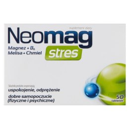 Stres suplement diety wspierający utrzymanie dobrego samopoczucia 50 tabletek NeoMag