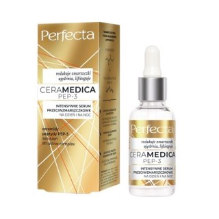 Perfecta Ceramedica Pep-3 intensywne serum przeciwzmarszczkowe na dzień i noc 30ml