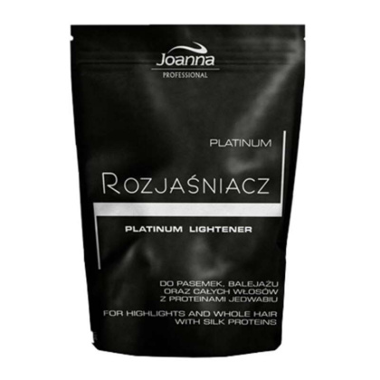 Joanna Professional Platinum rozjaśniacz do włosów, srebrny, proteiny jedwabiu 450g