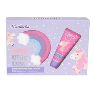 Martinelia Little Unicorn Bath Duo zestaw balsam do ciała 60ml + kula do kąpieli 150g