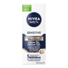 Men Sensitive krem-żel do twarzy i 3-dniowego zarostu 50ml Nivea
