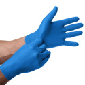 Mercator Medical Rękawiczki nitrylowe gogrip niebieskie S 50 szt. wzmocnione