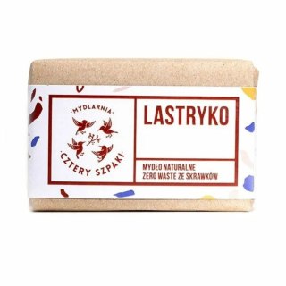 Mydlarnia Cztery Szpaki Mydło naturalne w kostce zero waste Lastryko 110g