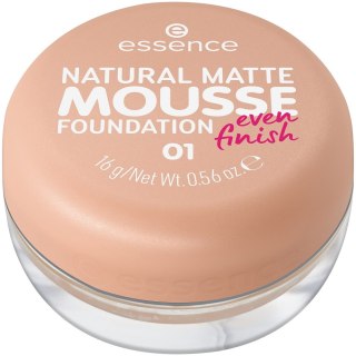 Essence Natural Matte Mousse Foundation podkład do twarzy w musie 01 16g