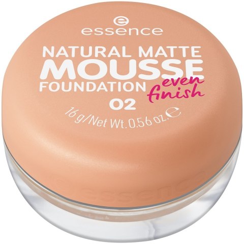 Natural Matte Mousse Foundation podkład do twarzy w musie 02 16g Essence