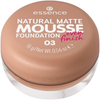 Essence Natural Matte Mousse Foundation podkład do twarzy w musie 03 16g