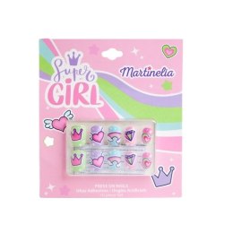 Super Girl False Nails sztuczne paznokcie dla dzieci 10szt Martinelia
