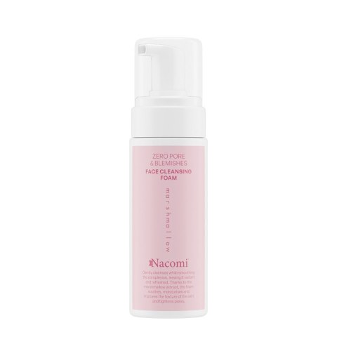 Nacomi Zero Pore & Blemishes oczyszczająca pianka do twarzy Marshmallow 150ml