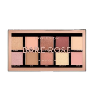 Bare Rose Eyeshadow Palette paleta 10 cieni do powiek