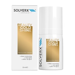 Beauty Gold Shine krem do twarzy i pod oczy 30ml SOLVERX