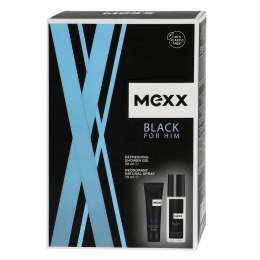 Black Man zestaw dezodorant w naturalnym sprayu 75ml + żel pod prysznic 50ml Mexx