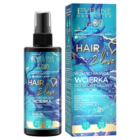 Eveline Cosmetics Hair 2 Love wzmacniająca wcierka do skóry głowy 150ml Eveline Cosmetics Hair 2 Love wzmacniająca wcierka do skóry głowy 150ml